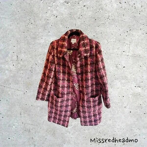 Gorgeous J. Jill Tweed Coat - Small